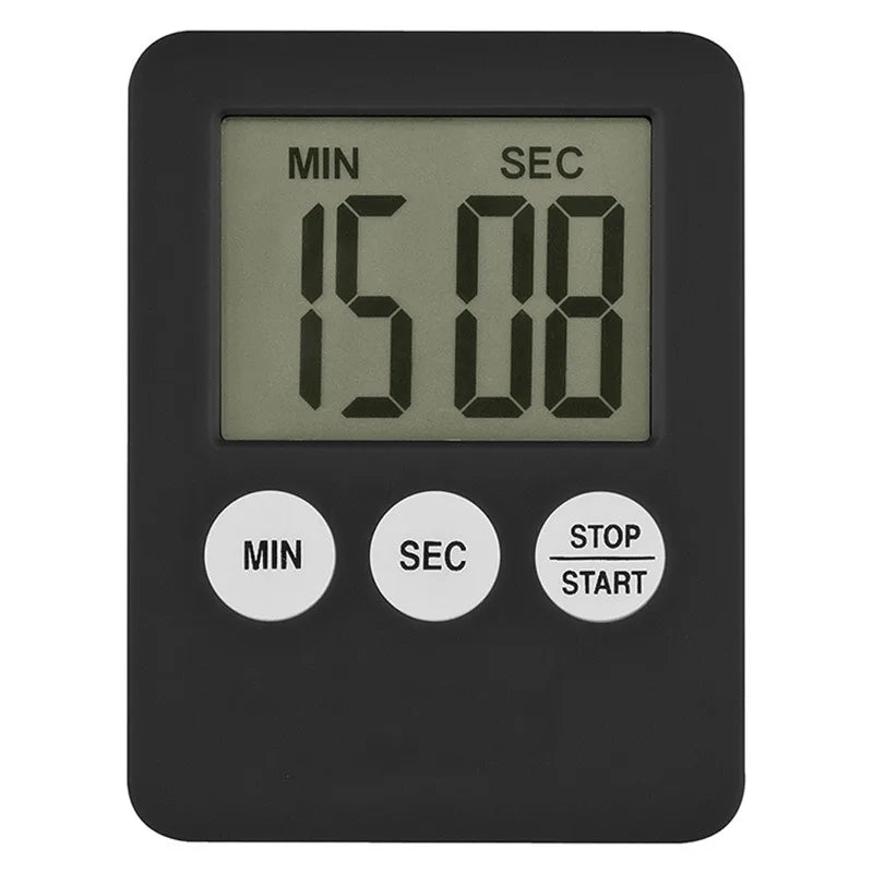 Digital Electronic Kitchen Timer Multi-Function Electronic Timer Stopwatch LCD Display Mini for Sports Exercise Baking Cooking