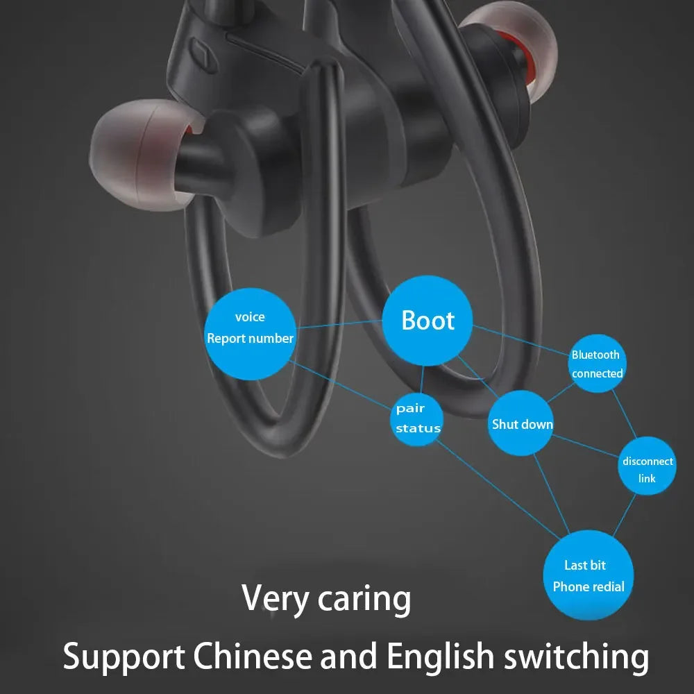 Wireless Earphones Sport Wireless Bluetooth Headphones Fone de ouvido Music Headset Gaming Handsfree for Earphone