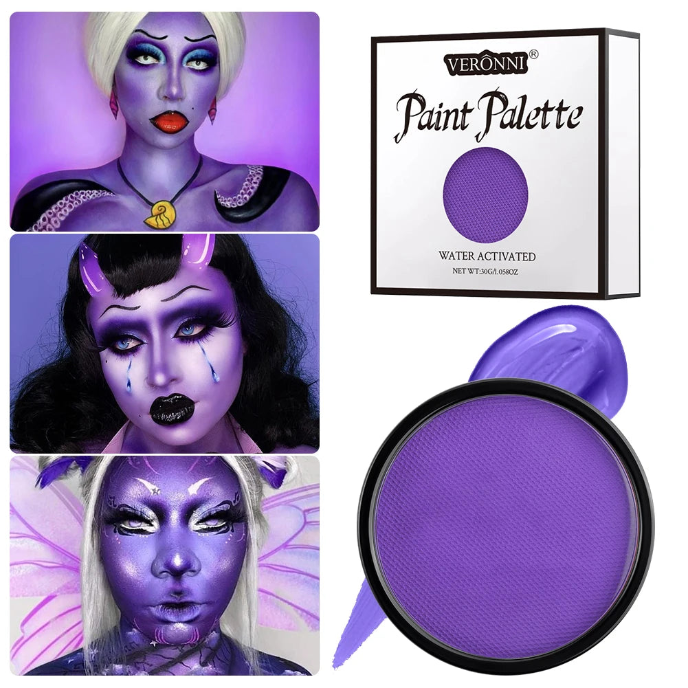 Halloween Foundation Cream Cosplay White Concealer Make-Up Body Paint Stick Party Long-lasting Non-Toxic Oil Based Face Makeup