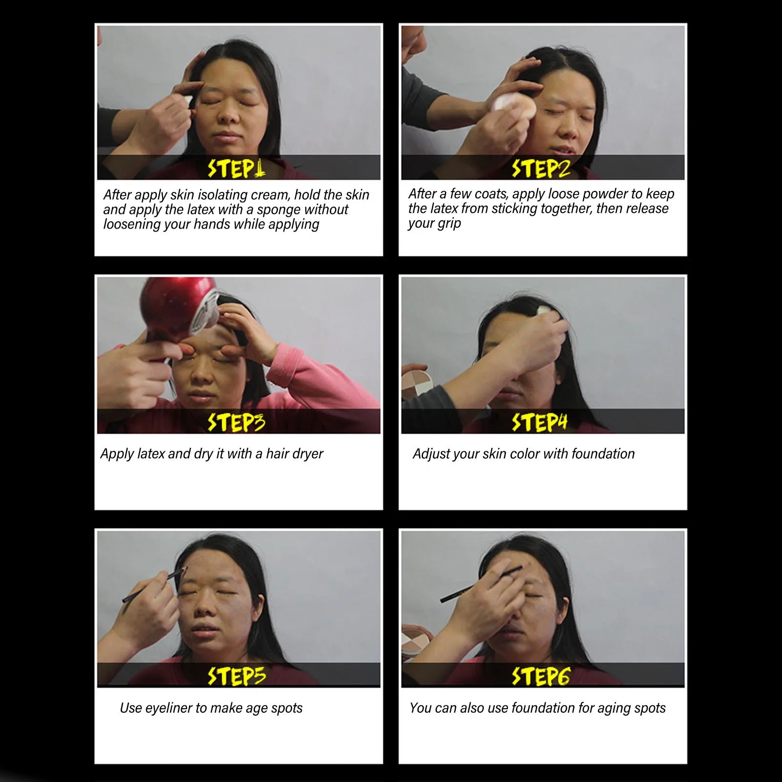 Halloween Makeup Liquid Latex Scars Wound Making Special Effects Film Television Makeup Latex 50ml