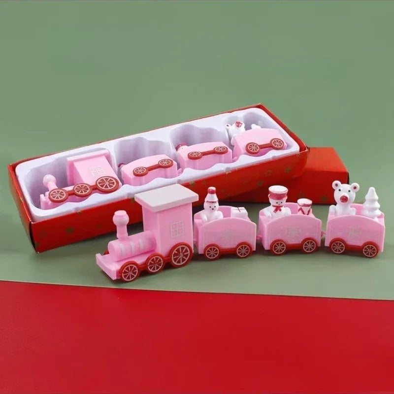 Christmas Train Merry Christmas Decorations For Home 2025 Cristmas Ornament Xmas Navidad Noel Gifts Happy New Year 2026 Gifts