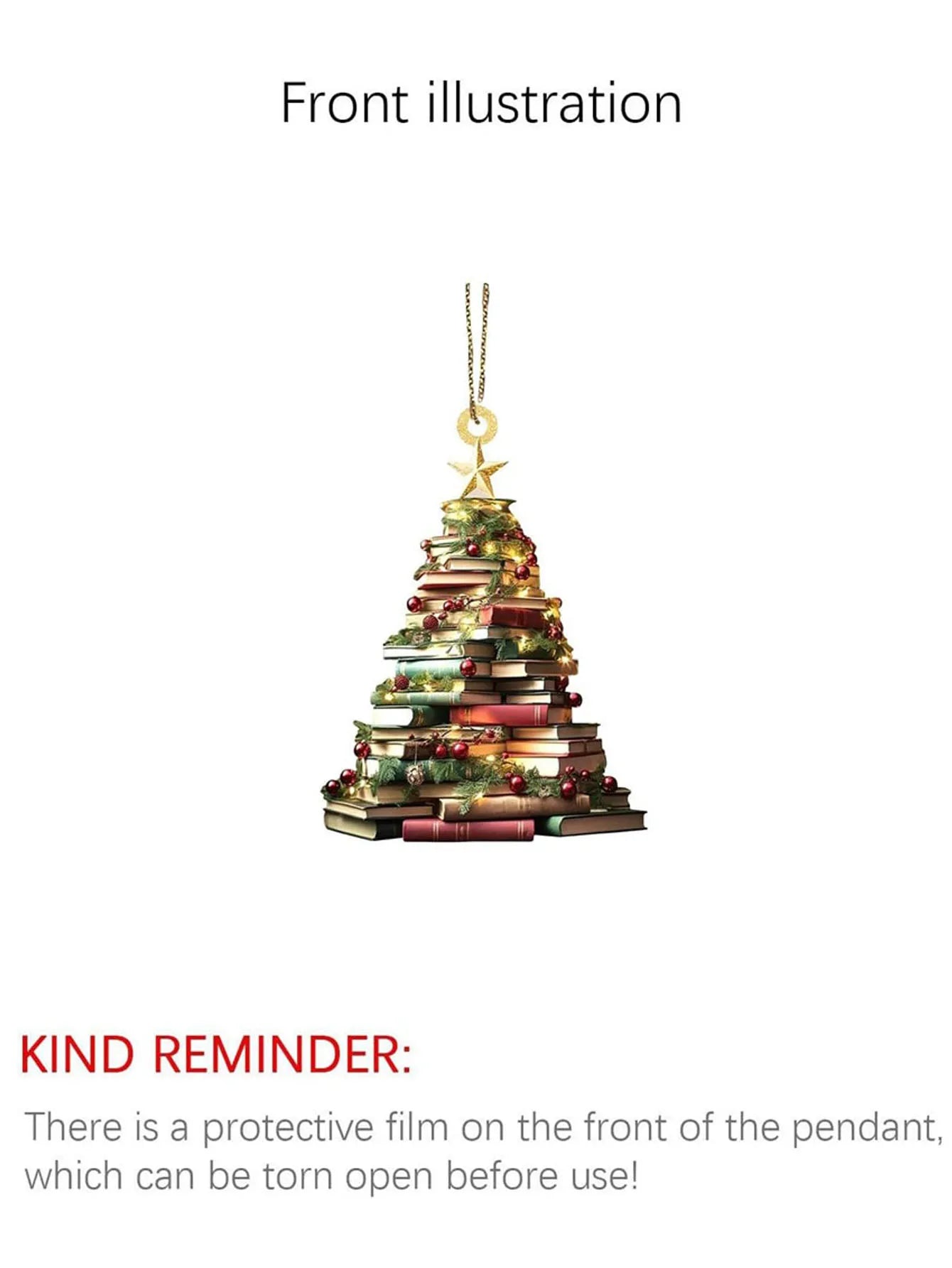 Christmas Tree Decorations Hanging Decorations Home Holiday Acrylic DIY Pendant Xmas Decor Ornament Navidad