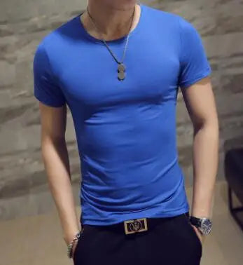 New Top Tees Man T Shirt Fitness T-shirts Mens V Neck Man T-shirt for Male Tshirts 4XL Plus Size Oversized T Shirt  Men Clothing