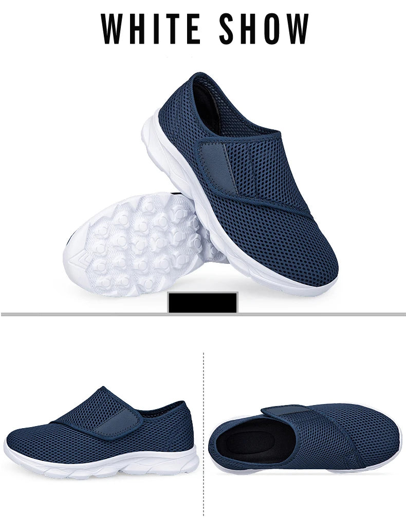 Men Orthopedics Wide Feet Swollen Walking Casual Sneakers Fashion Thumb Eversion Adjusting Soft Comfortable Diabetic Man Shoes