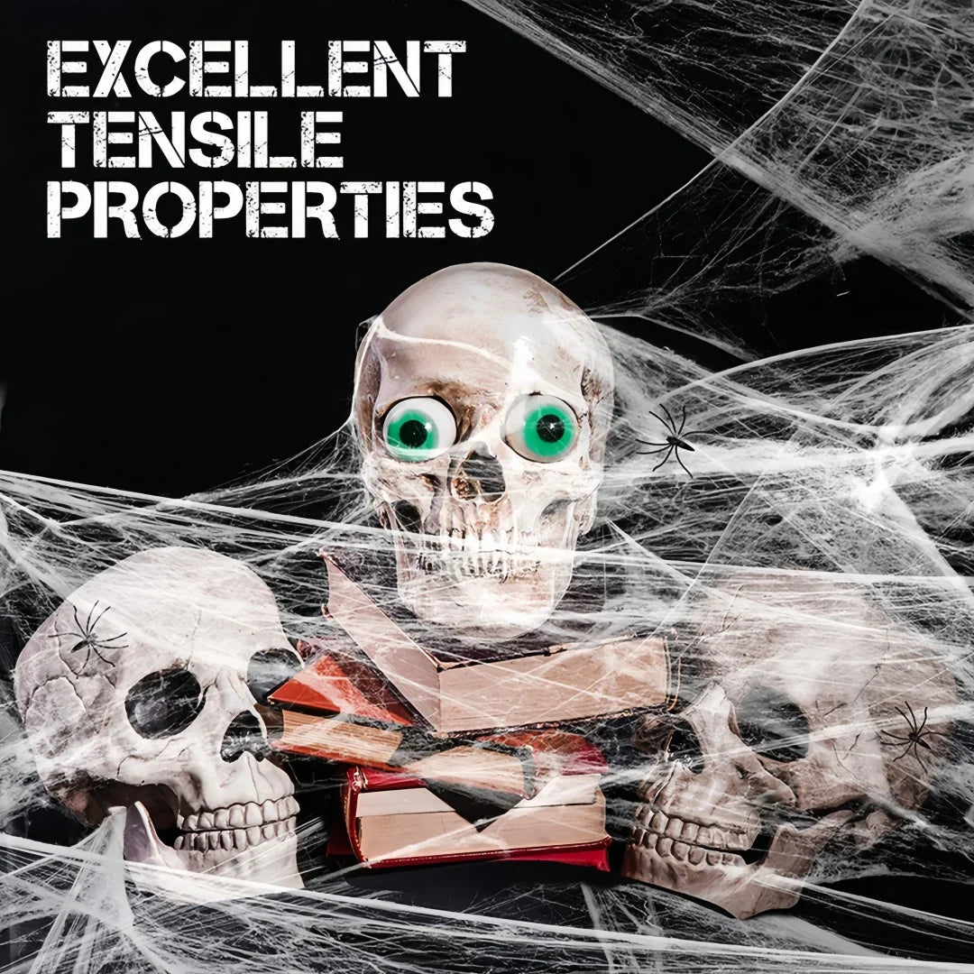 Halloween Ghost Festival Spider Web Simulated Spider Web for Decorating Secret Rooms in Haunted Houses KTV Shopping Malls Horror