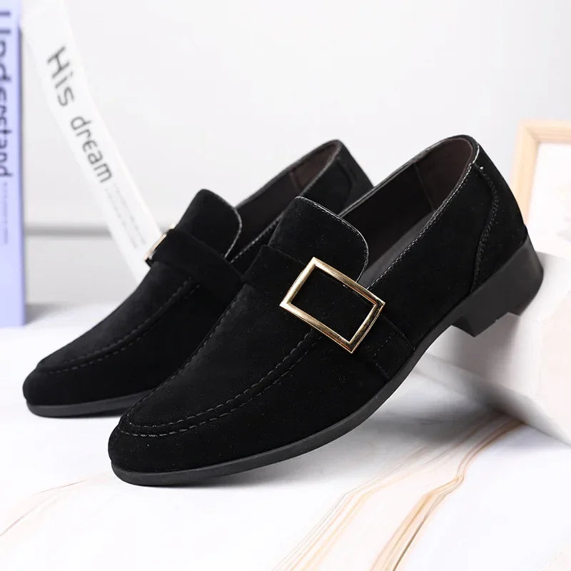 New Mens Casual Business Shoes Loafers Men Dress Shoes Faux Suede Driving Shoes Fashion Formal Shoes for Men Sneakers2023