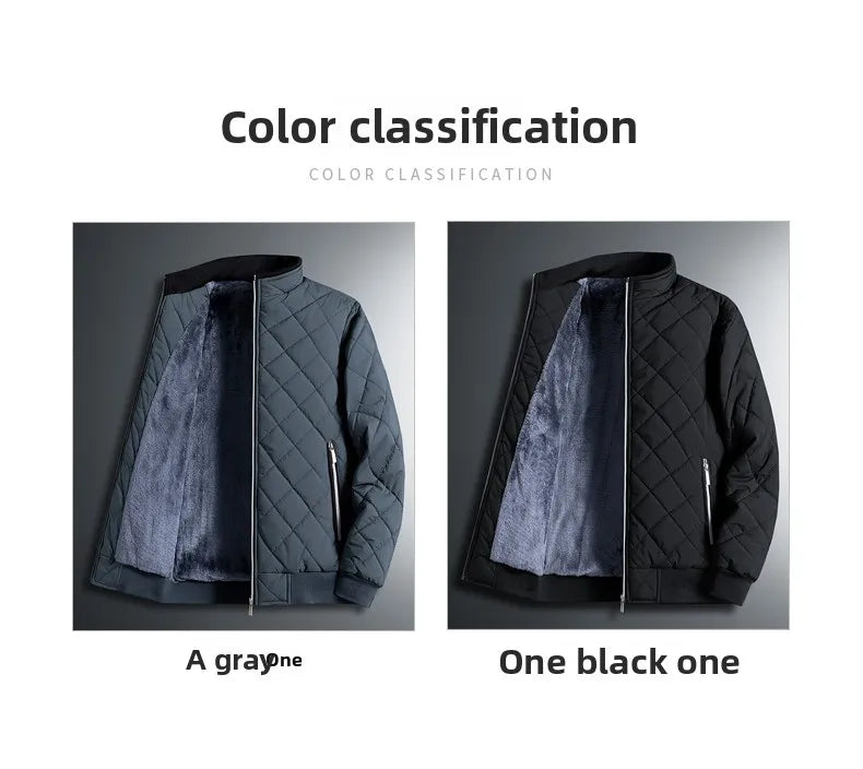Men's Outdoor Sports and Leisure Fashionable Versatile Jacket Autumn Winter Fashion Trend, High-quality Windproof Thick Jacket