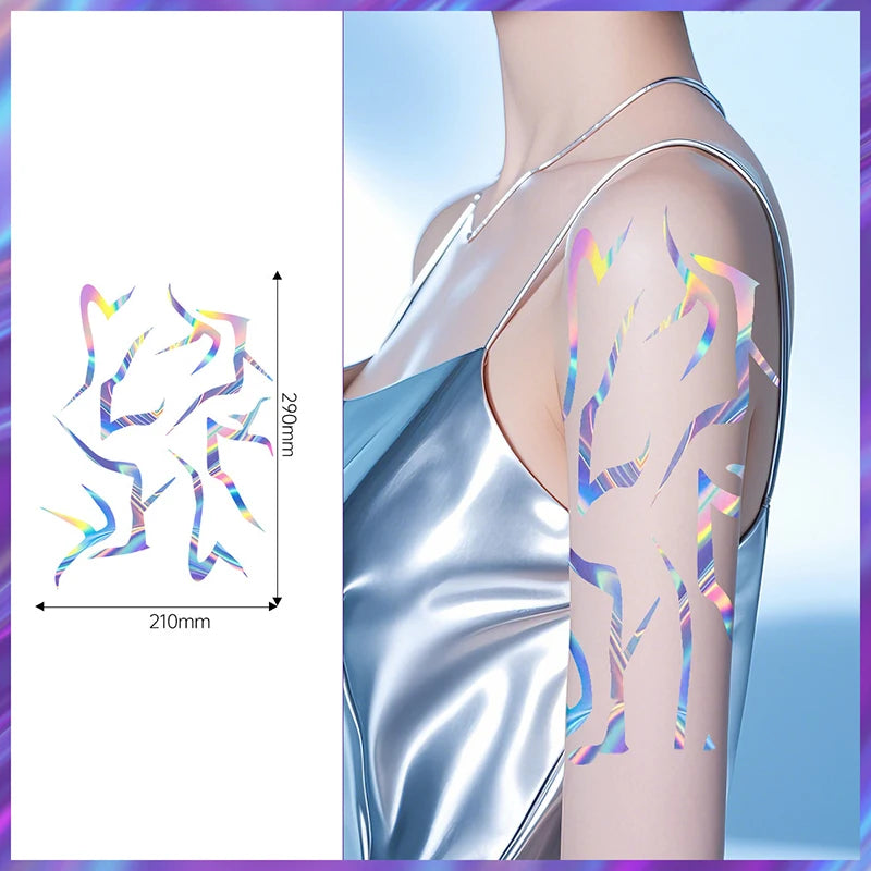 Halloween Kpop Party Face Body Stickers Carnival Christmas Custom Tattoo Wedding Trendy Cool Clothing Makeup Supplies Mood Props