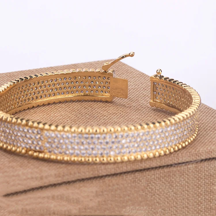 Fine Fashion Zirconia Jewelry Bracelets For Women Bracelet Rings Jewellery Sets