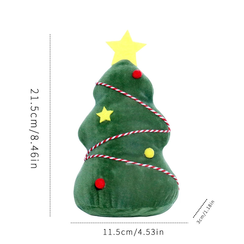 Christmas Decorations Christmas Tree Wreath Cake Wreath Shaped Plush Doll Ornament Holiday Decoration Home Decor for Christmas