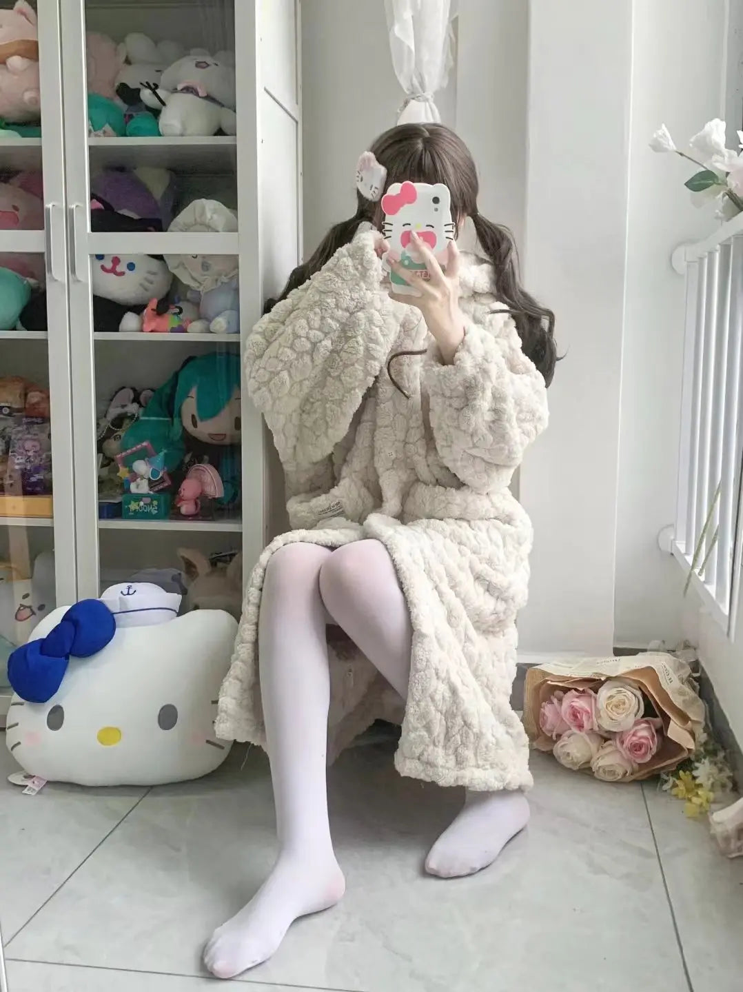 2025 Winter Robe For Women Sweet Elegant Jacquard Fashion Homewear Sleepwear Loungewear Christmas Night Warm Comfy Long Bathrobe