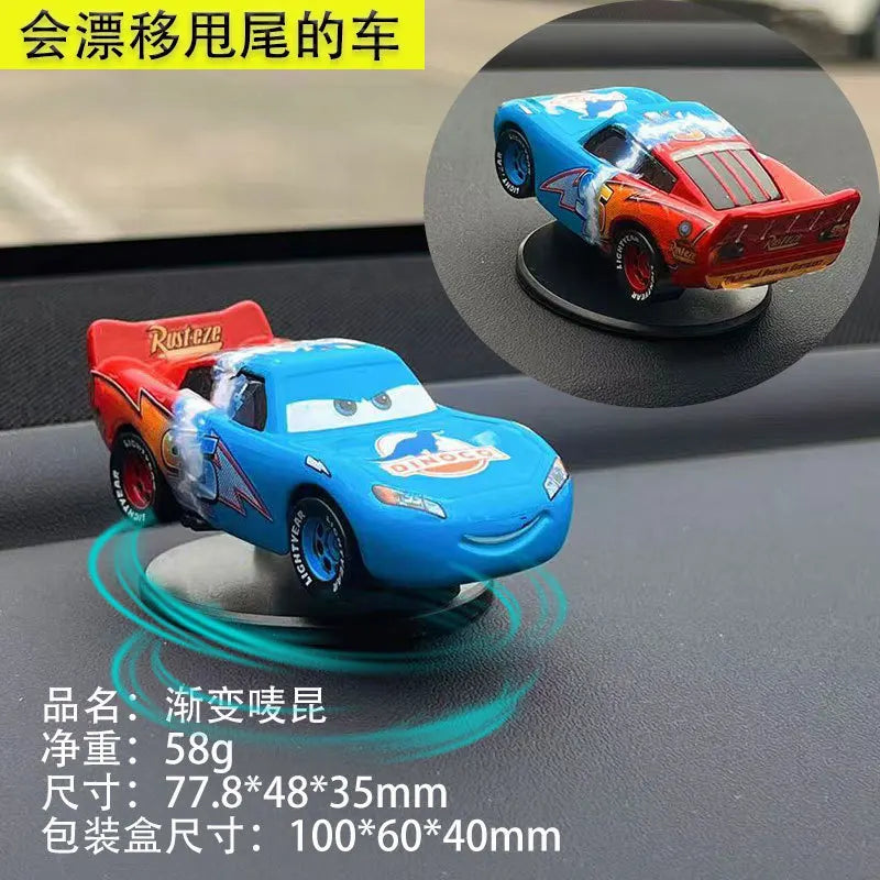 Cars 3 Lightning Mcqueen Drift Rotation Decoration Automotive Dashboard Turning Decoration Automotive Center Console Decoration