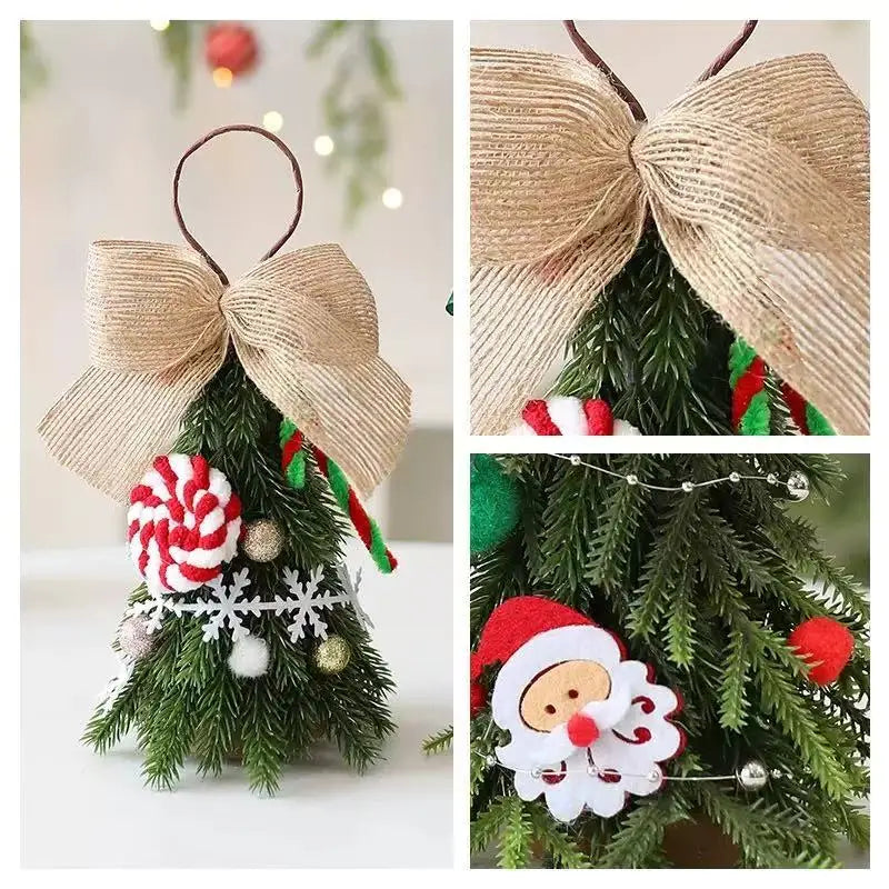 Christmas Tree Home Bedroom Party Decorations desktop mini Christmas tree ornaments Children New Year Christmas Gift