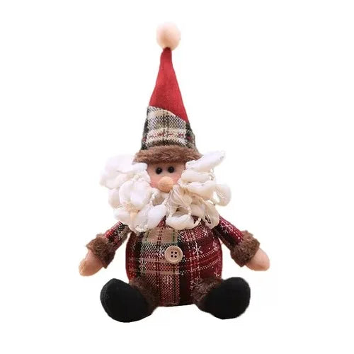 2025 Christmas Dolls Tree Decor Merry Chirstmas Snowman Doll Ornament Reindeer NewYear Home Decoration Gift Table Xmas Ornaments