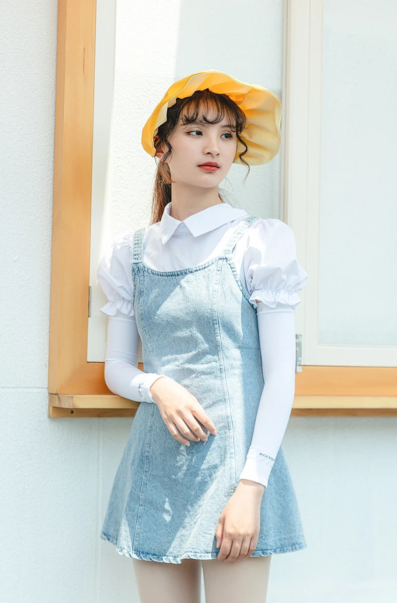 ROCKBROS Ice Silk Bicycle Sleeves Summer Breathable Cycling Arm Protection Outdoor Sun UV Protect Sports MTB Road Bike Sleeves