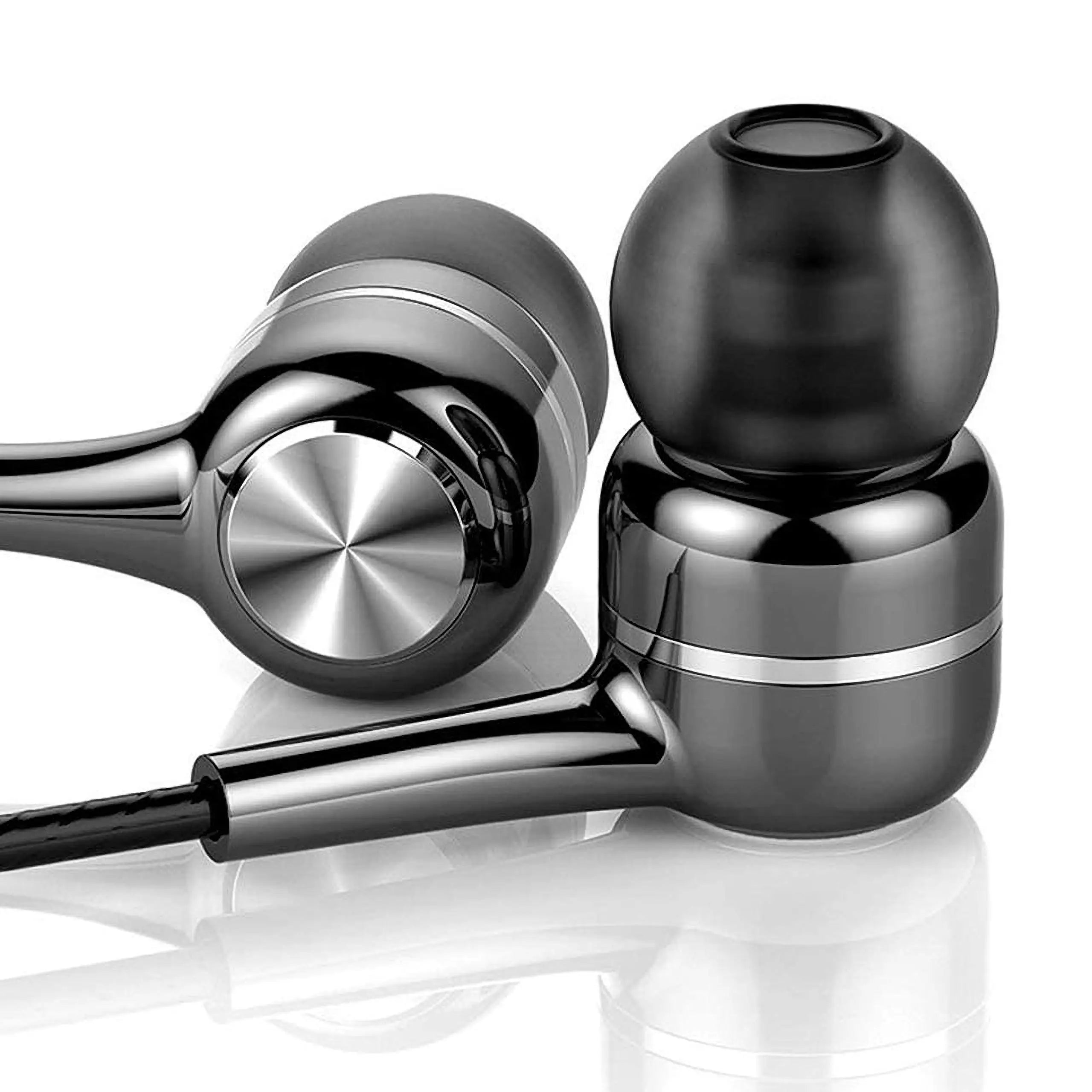 3.5mm Wired Headphones In Ear Headset Wired Earphones with Microphone Bass HiFi Stereo Earbuds Sports In-line Control For Phones