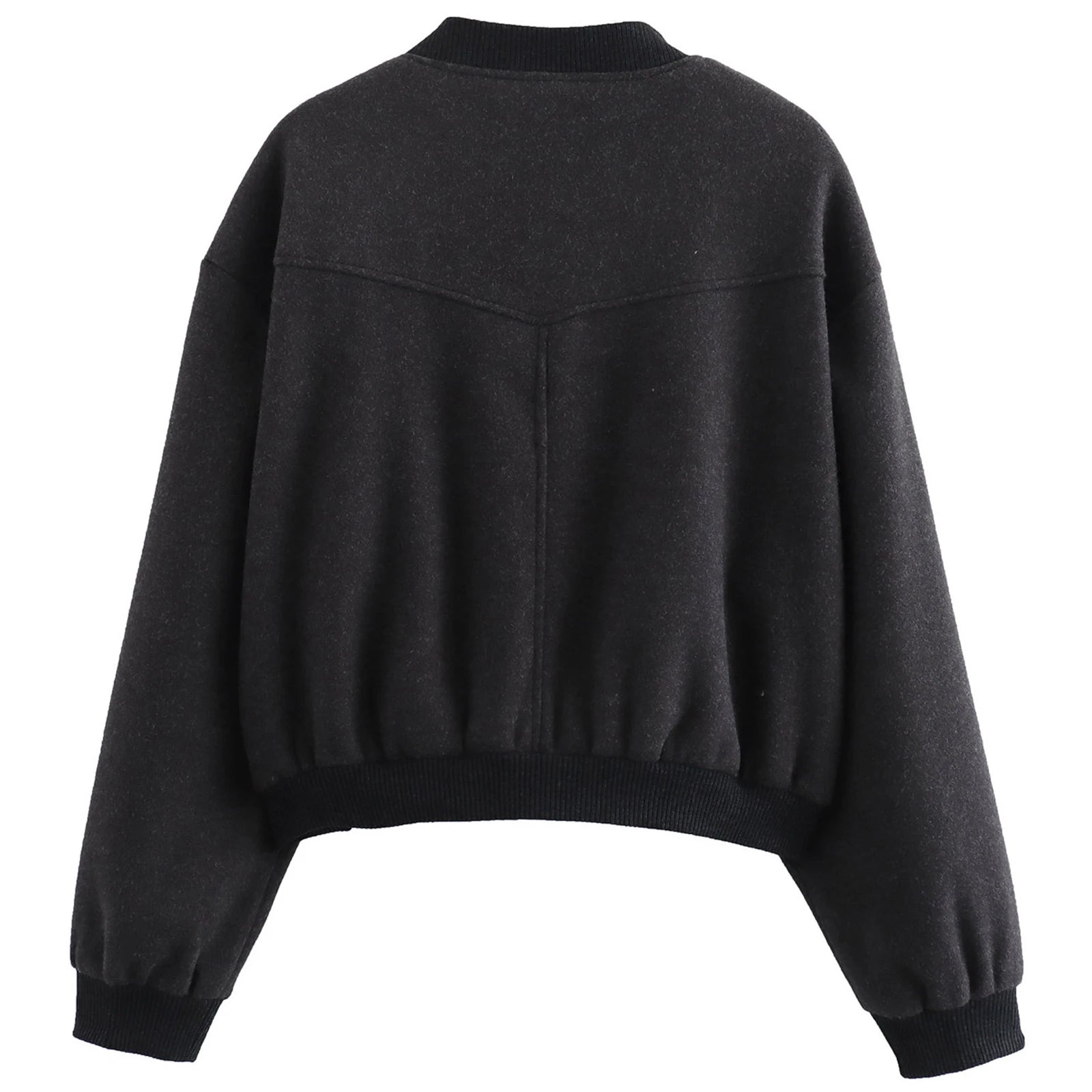 Women Jacket Cropped Bomber Jackets For Women Tweed Jacket Woman Fashion Long Sleeve New In Short Coats chamarras de mujer