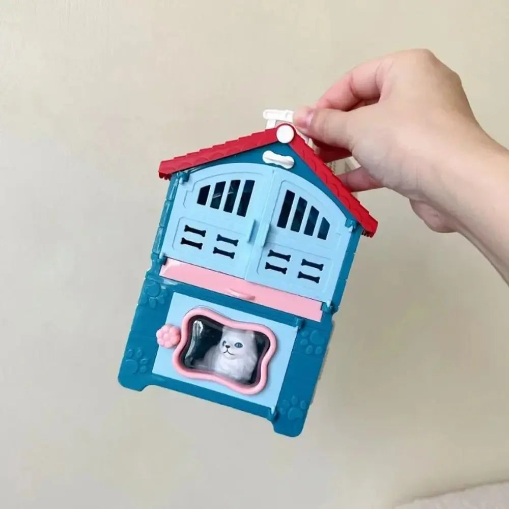 Children's Toys Puppy Cat Scene Playing Toys Merchant Supermarket Play House Toy Mini Cute Pretend Toys Party Supplies