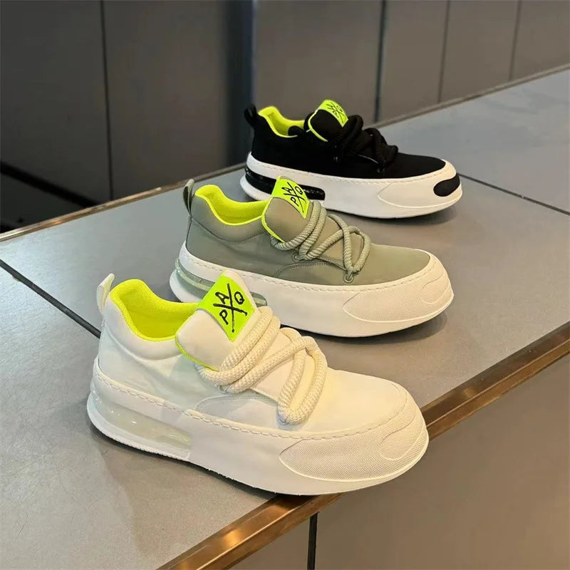 Sport Shoes for Men Platform Sneakers Designer Breathable Men Casual Shoes Fashion Outdoor Lace-Up Men Board Shoes tenis hombres