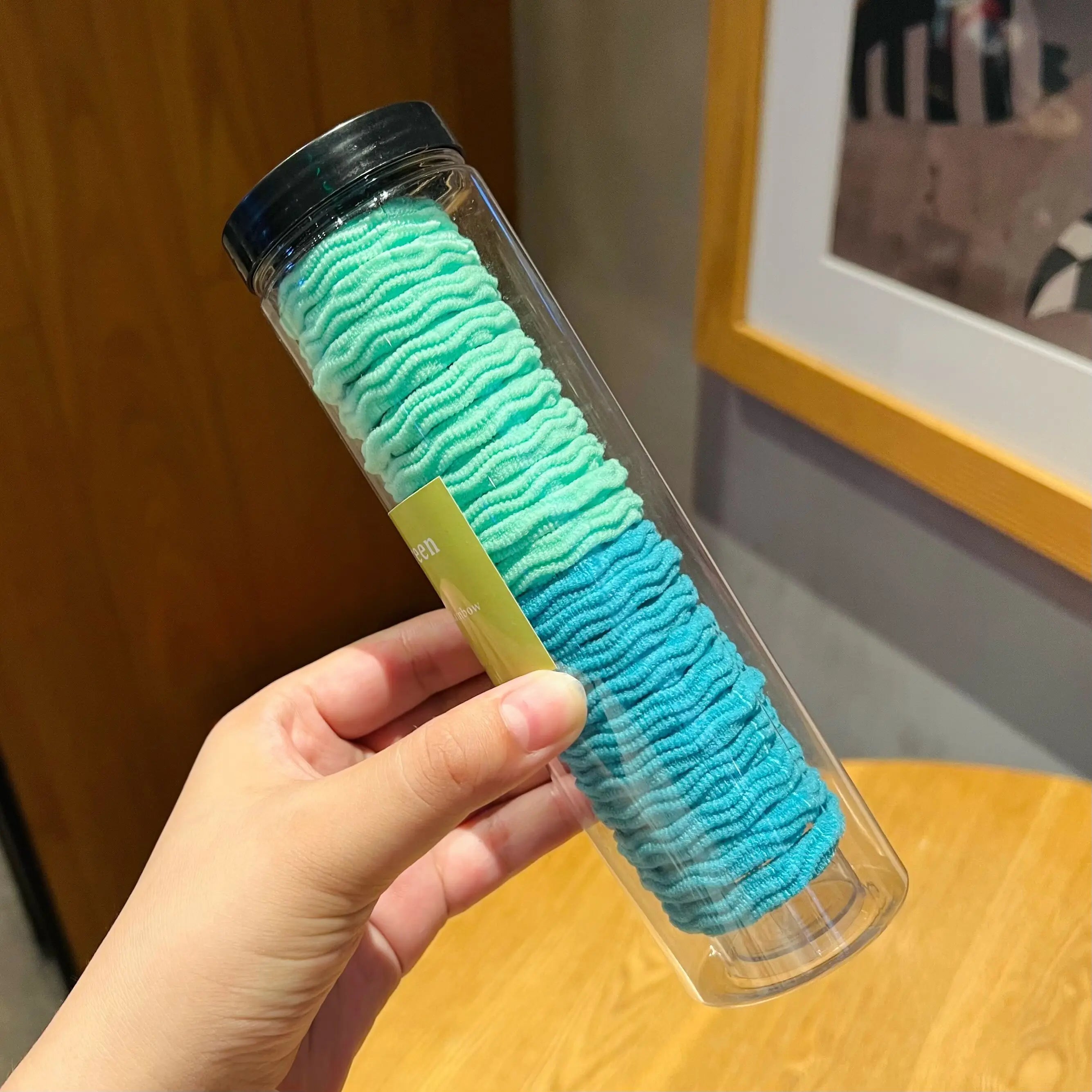 20Pcs High Elasticity Hair String Fashionable Sports Hair Loop All Season Hair String Packaging As Shown In The Picture