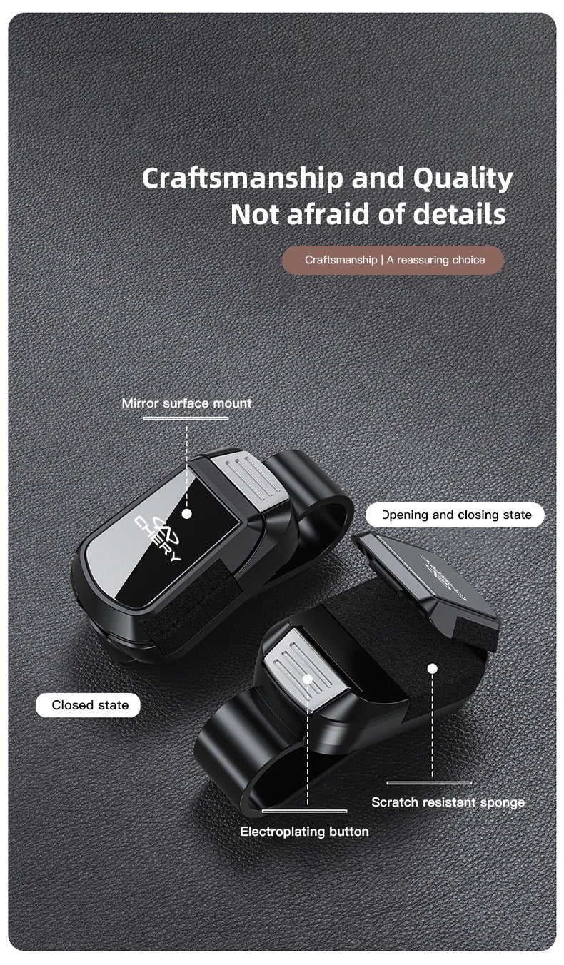 Car Sun Visor Glasses Clip Mirror Style Sunglasses Holder For Chery Omoda Tiggo Pro Fulwin Arrizo QQ 5x X1 T11 Gx E3 Car Gadgets