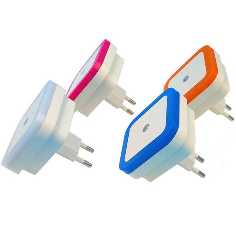 Wireless LED Night Light Sensor Lighting Mini EU/US Plug Night Lights For Children Room Bedroom Living Room Decoration Lighting