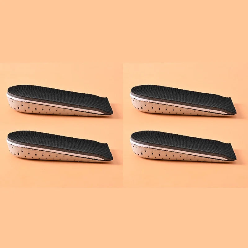 1 Pair Height Increase Insole Breathable Memory Foam Heel Lifting Inserts Shoe Lifts Shoe Pads Elevator Insoles for Unisex