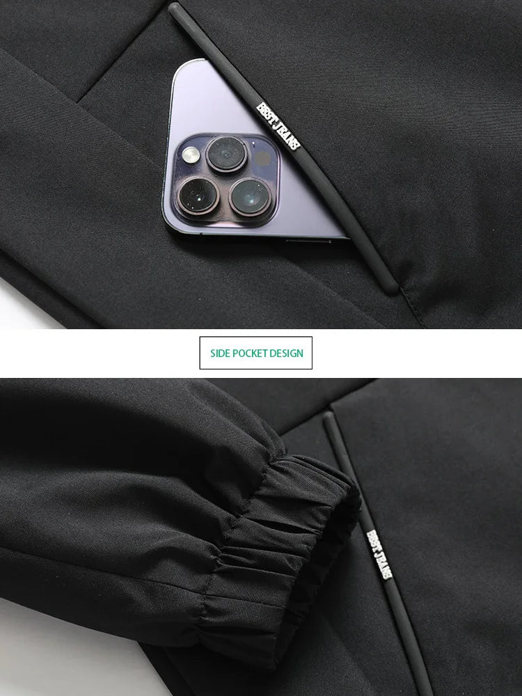 Men Jackets Autumn Hooded Coats Breathable Thin Outdoor Jacket Long Sleeve Hoodies Casual Sportwear Outwear Men's Clothing Top