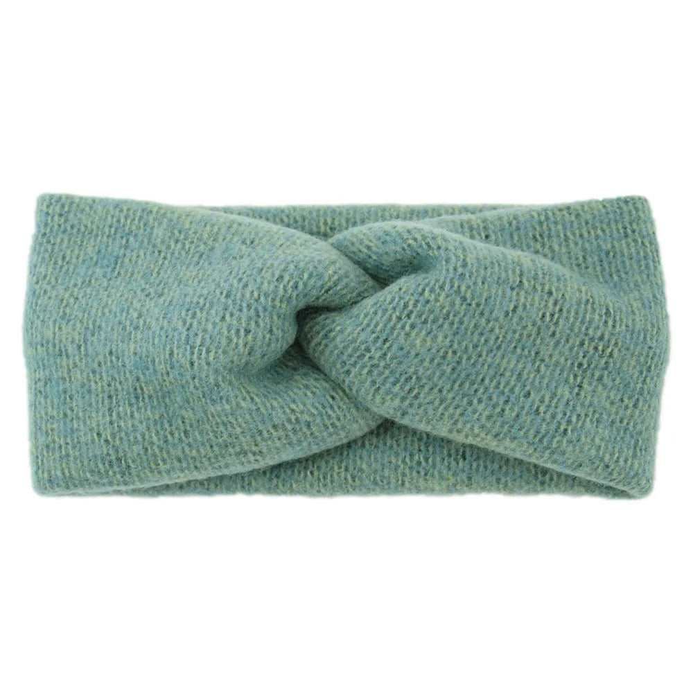 Winter Warm Cross Knot Headbands For Women knitting Elastic Hair Bands Turban Woolen Warm Crochet Headband Hair Accessories