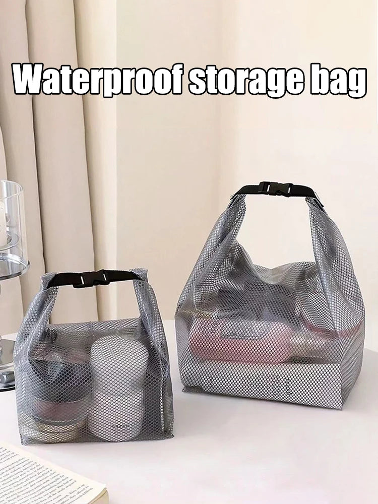 Waterproof Storage Bag, Fitness Clothing, Swimming Bathroom, Large Capacity Drawstring, Men's And Women's Outdoor Toiletries Bag