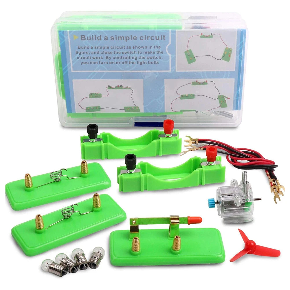 Kids Electric Circuit Motor Kit - DIY Science Project Educational Learning Toys for Children