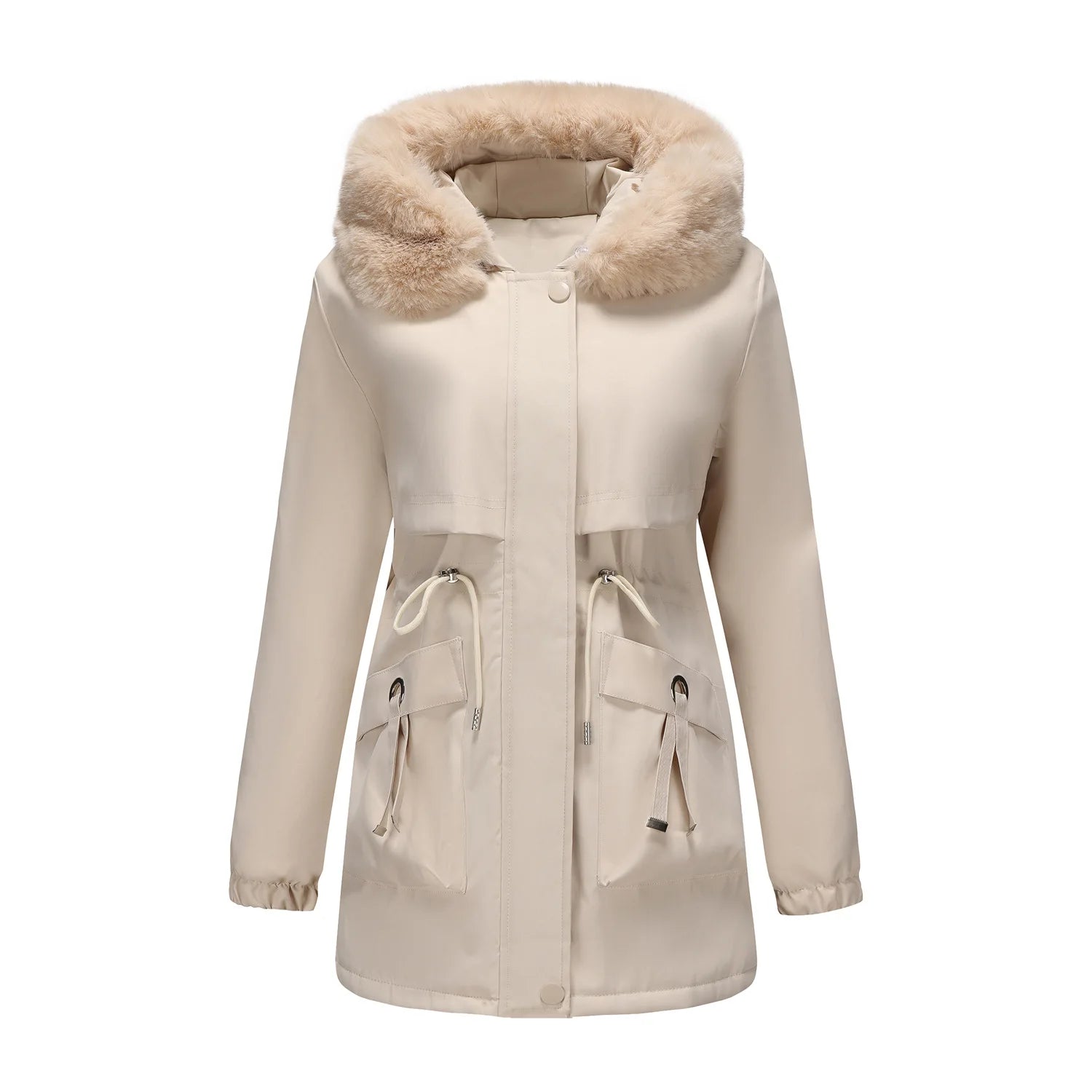 Women's Jacket Large Size Winter Down Jackets Coats Parkas Thick Warm Fur Hooded Woman padded Puffer Jacket Outerwears HWY271