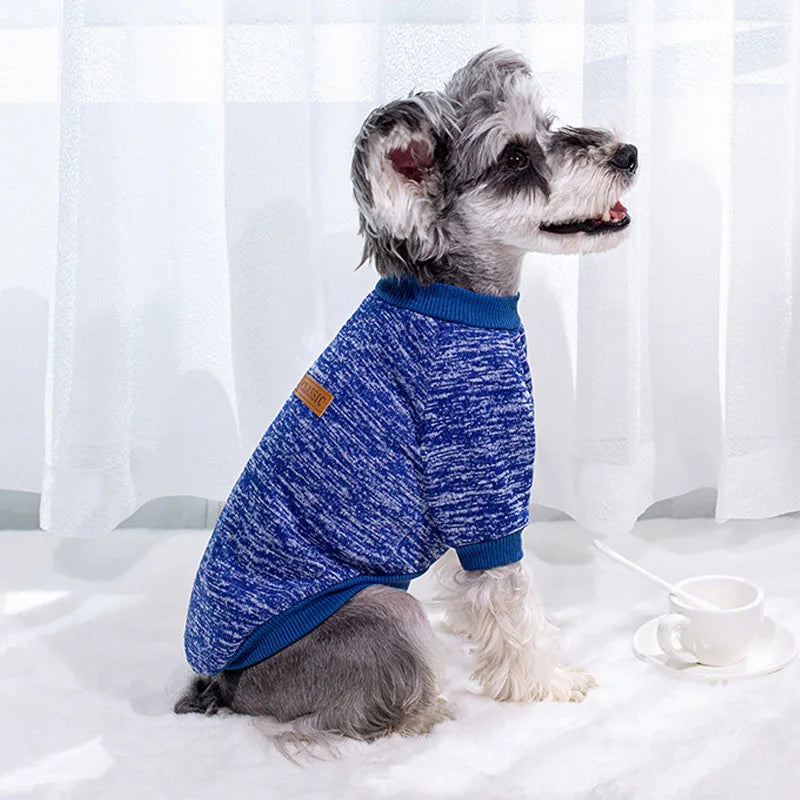 Pet Accessories Winter Dog Clothes for Small Dogs Warm Dogs Coat Pullover Clothing SweatshirtsCasual Dog Cat Clothing Pet Access