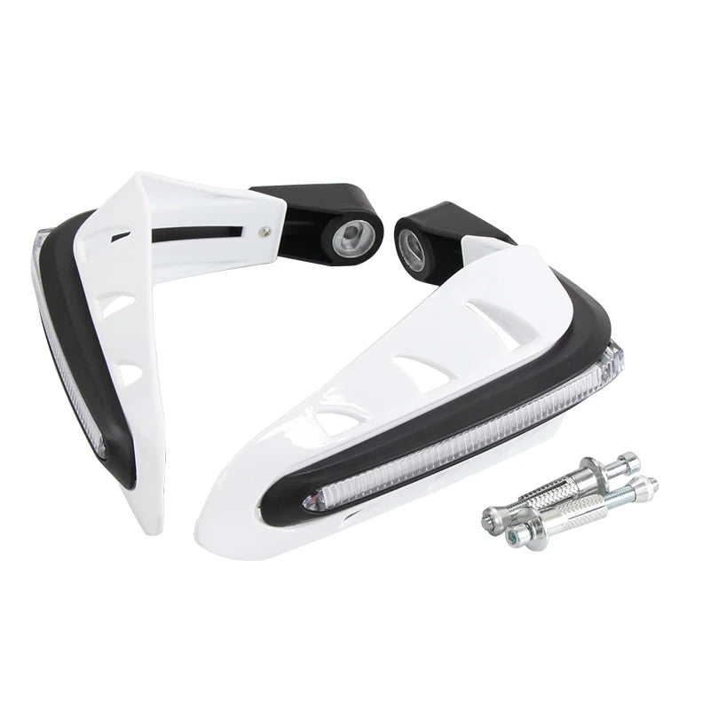 Motorcycle Handguards with LED Lights Motorbike Accessories Modification Protective Gear for ATV Bike Off Road Motocross ﻿