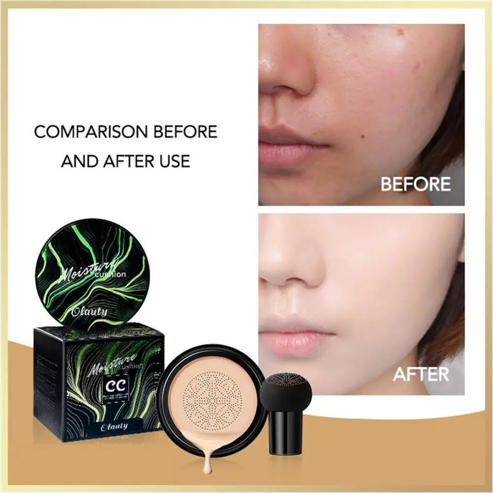 Fashion Girl's Air Shock Room Head BB CC Cream Makeup Foundation Long Color Natural Moisturizing Last Concealer  Makeup Tools