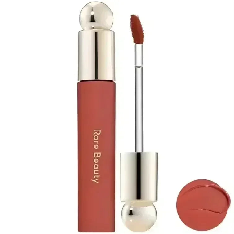 Hot Fashion Rare Beauty Setting Powder with Mirror Liquid Blush Moisturizing Dual-use Waterproof Lip Glaze Rouge Smooth Makeup