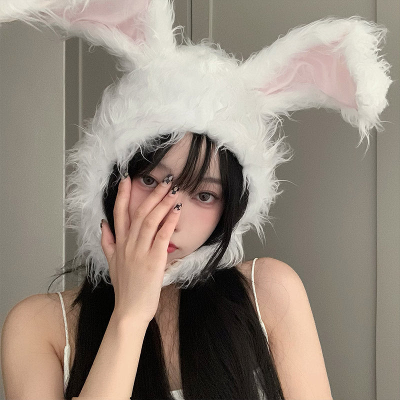Winter Autumn Warm Hats Women Cute Rabbit Ears Hats Girls Party Cosplay Hats for Women Girl Beanie Hat