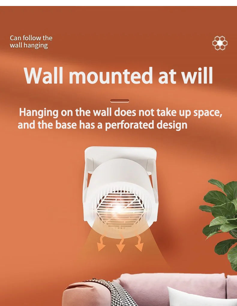 New type of warm air blower, small heater, household energy-saving, energy-saving, foot heating, instant electric heating