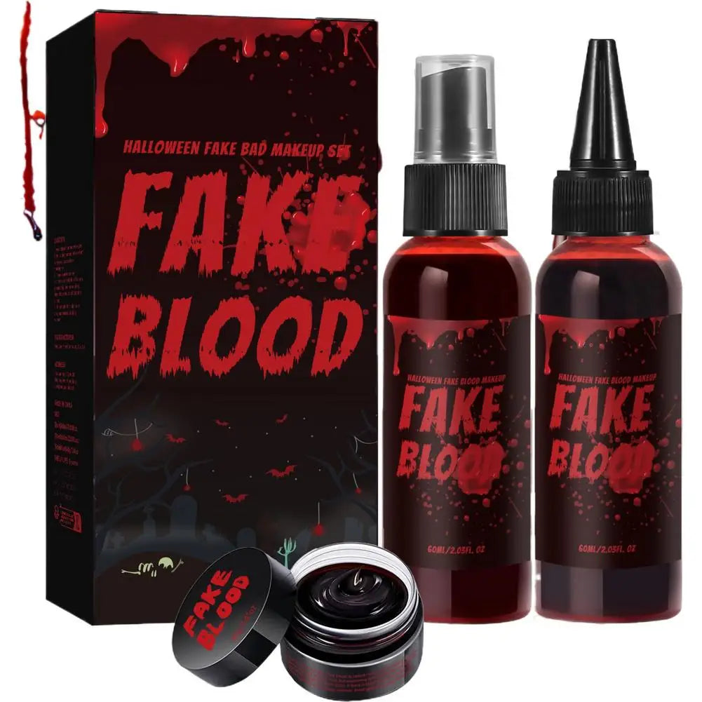 Halloween Body Paint Makeup Product Special Scar Fake Blood Horror Effects Atmosphere  Cosplay Cosmetics Tools