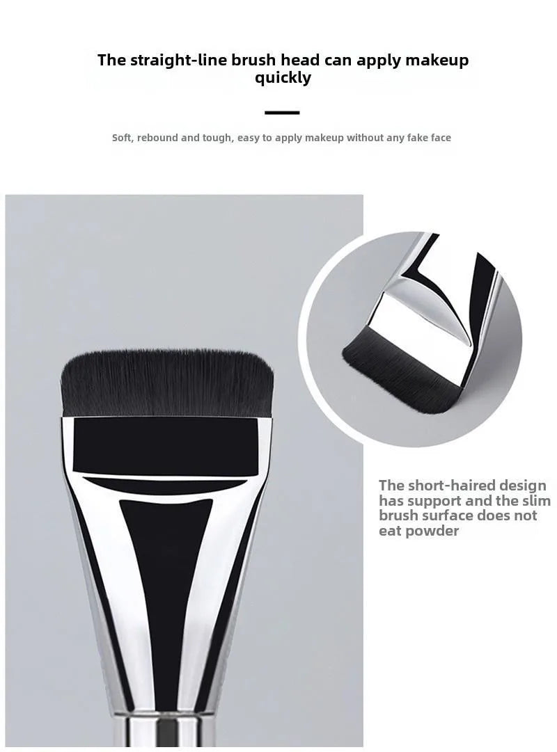 Beauty makeup tools one-word foundation brush do not eat powder flat head base makeup brush makeup brush