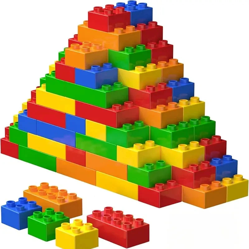 Kids DIY Building Blocks Set Toys Urban Classic Building Blocks Assembled Educational Toys for Boys Girls Christmas Gift 200Pcs