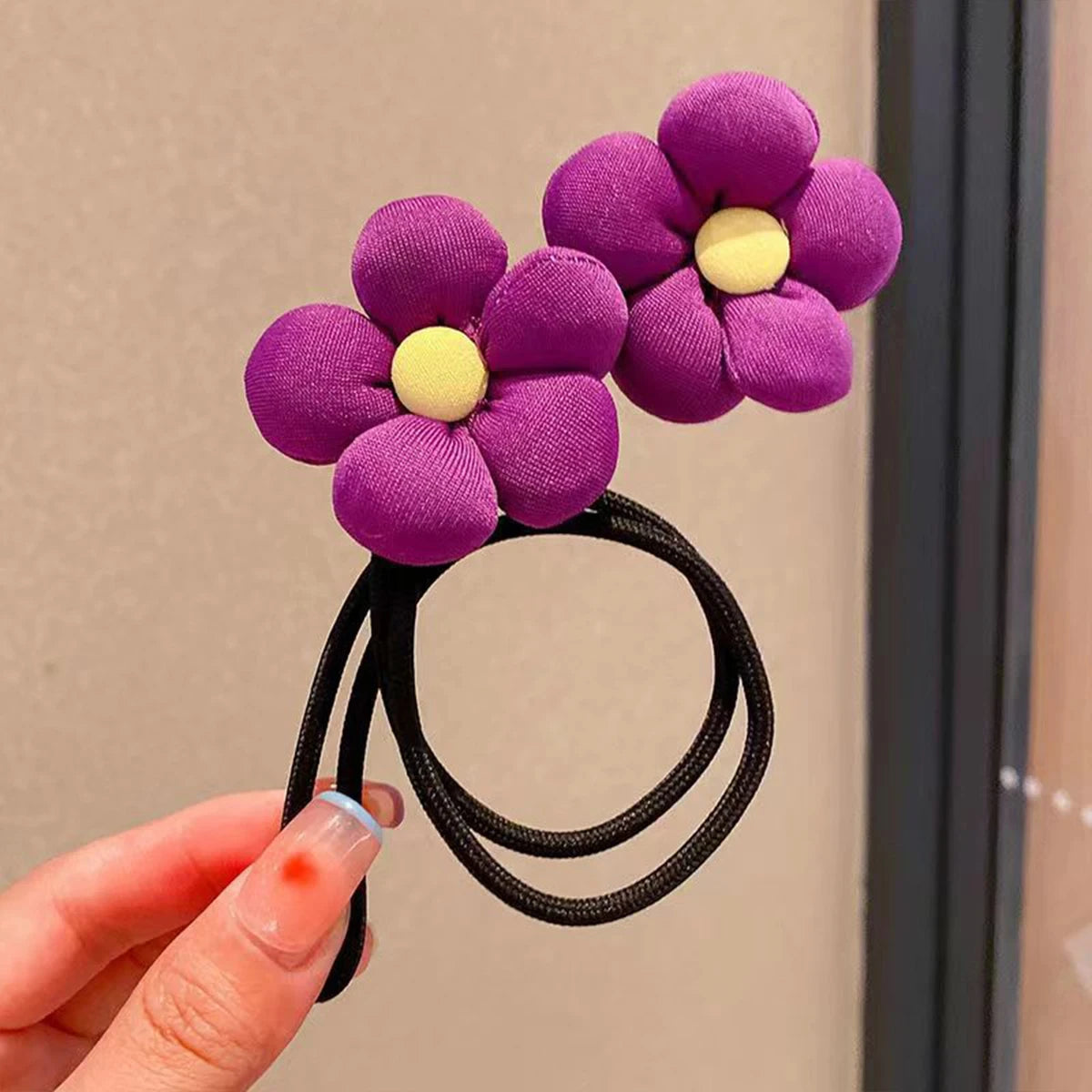 1PCS/SET Fashion Cute Flowers Hairband For Women Girls Hair Rope Hair Accessories
