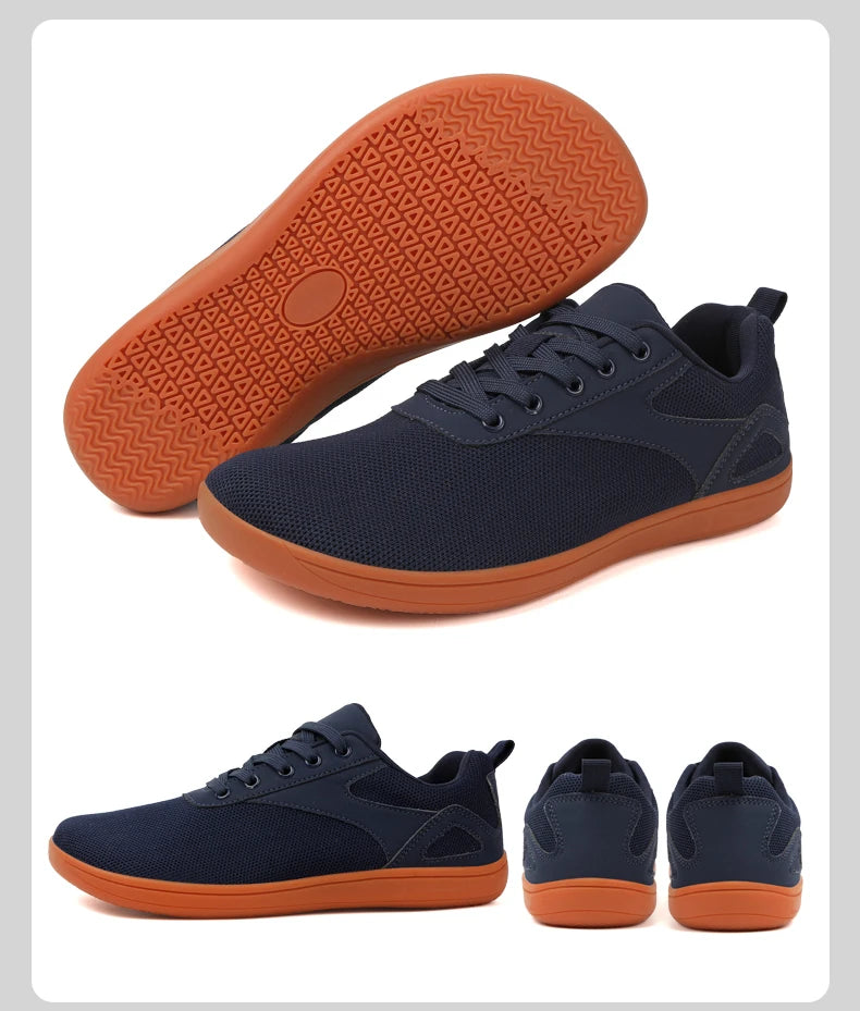 Wide-toed Shoes Men's Fashion Simple Casual Sports Shoes Barefoot Shoes Women's Jogging Shoes Walking Shoes