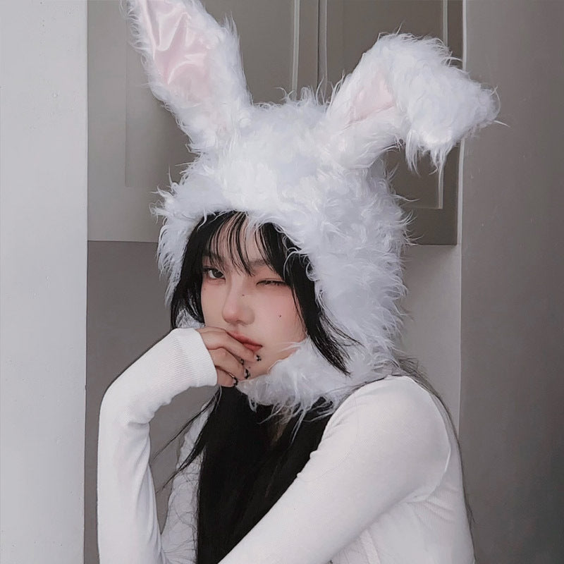 Winter Autumn Warm Hats Women Cute Rabbit Ears Hats Girls Party Cosplay Hats for Women Girl Beanie Hat