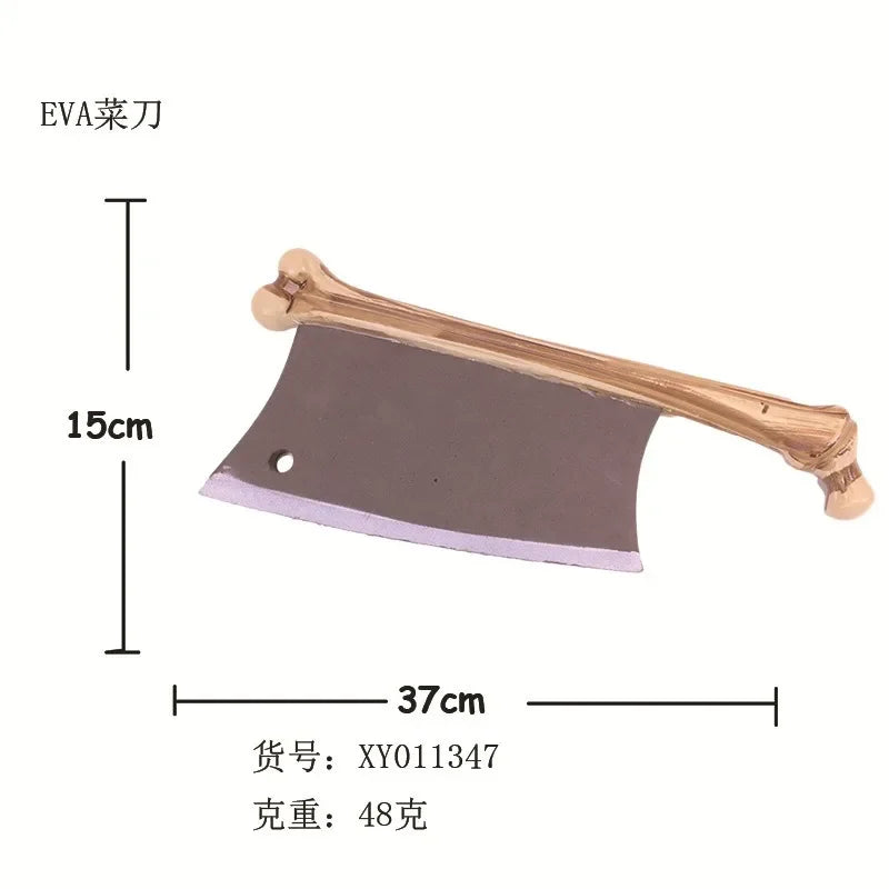 Halloween Makeup Weapons Prop Fake Axe Sickle Pickaxe Shovel Ghost Festival Cosplay Dress Up Props Happy Halloween Party Decor