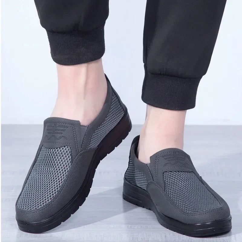 2025 Summer Sports Shoes Men's Fashionable Walking Shoes Breathable Men's Loafers Zapatillas Hombre Men's Casual Shoes