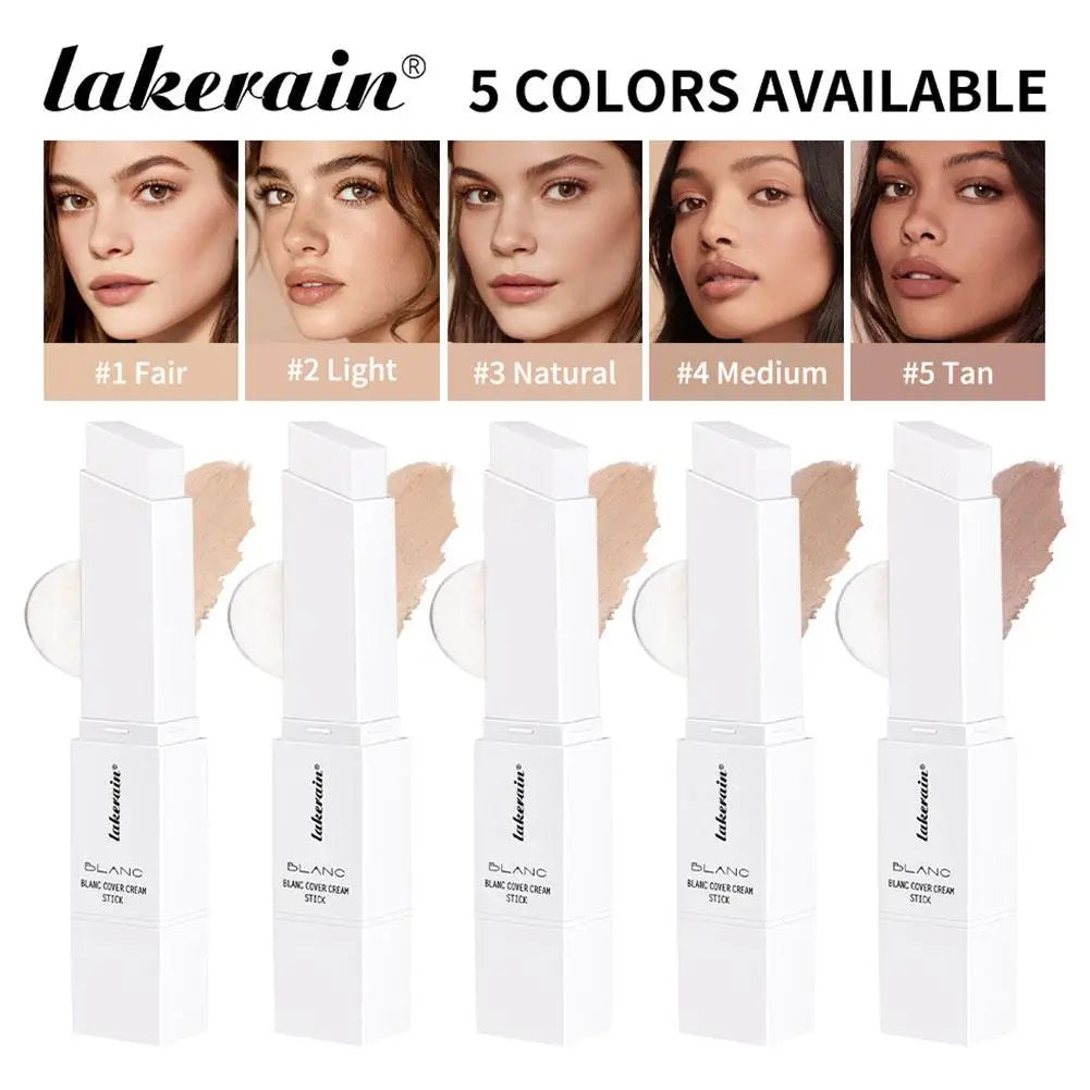 Dual-Ended Brush-On Color-changing Foundation Stick Minimizing Even-Tone Pore Conceals Blemishes Dullness Cosmetics Makeup