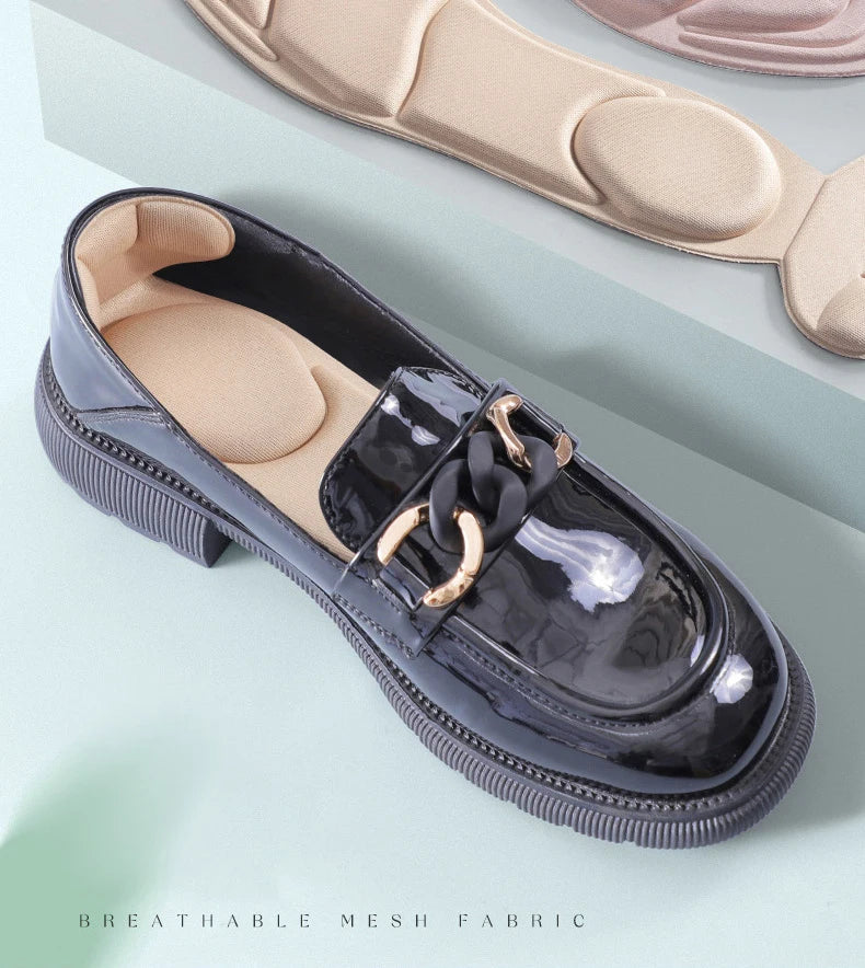 Memory Foam Insoles Women High-heel Shoes Insoles Anti-slip Cutable Insole Comfort Breathable Heel Protection Massage Shoe Pads