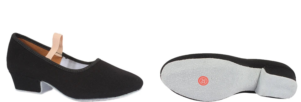 Women Dance Shoes GirlsBallet Jazz Salsa Shoes High Heels Soft Sole Dancing Shoes Pink/Black/Red Women's Teacher Shoes Practic