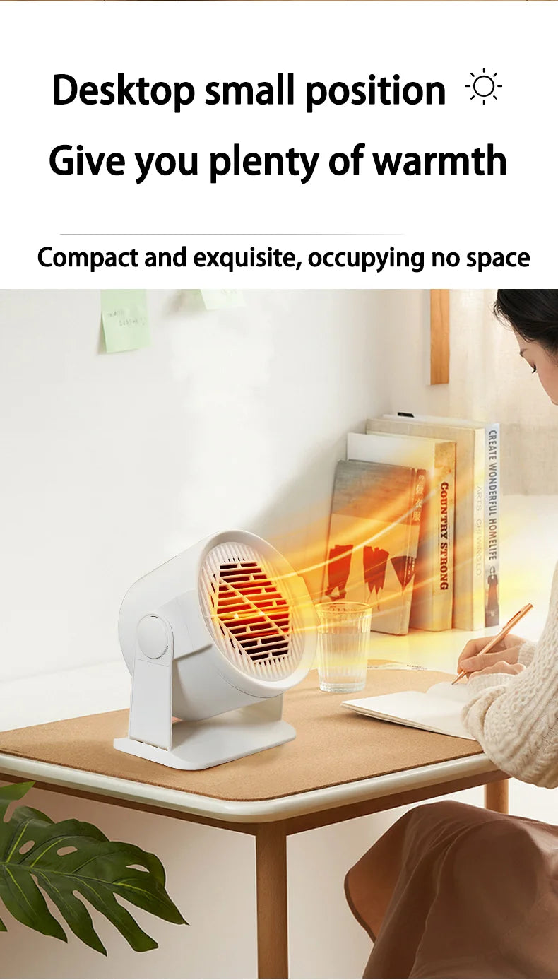 New type of warm air blower, small heater, household energy-saving, energy-saving, foot heating, instant electric heating